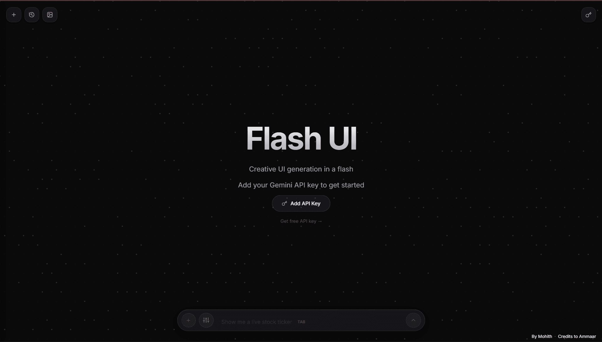 Flash UI - AI-Powered UI Prototype Generator Preview